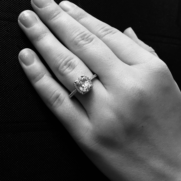 SALE❤️NWT Simulated Diamond Ring 6 7 - Picture 3 of 3